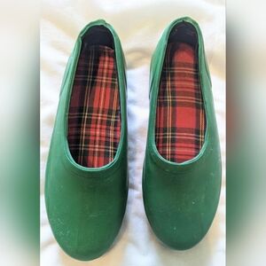 Mid West Women's Rubber Slip On Rain Garden Shoes